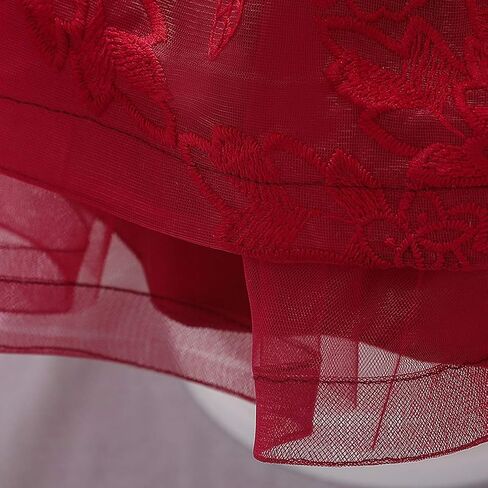 Baby Girls Christening Embroidered Lace High Low Bowknot Dresses Princess Wedding Birthday Pageant Baptism Tutu Gown in Saudi Arabia