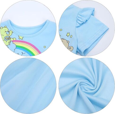 Toddler Tutu Dress Little Girls Fluffy Summer Dresses Casual Party Tulle Sundress for Kids 2-6Y in Saudi Arabia