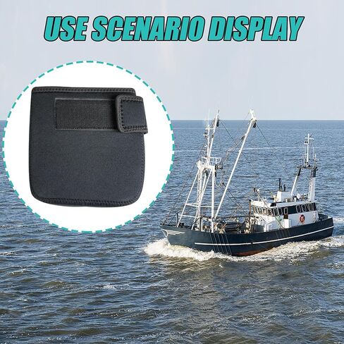 غطاء محول السفر، غطاء محول الطاقة لـ Humminbird Mega Live، غطاء واقٍ سميك من النيوبرين لحماية محول الطاقة الخاص بك in Kuwait