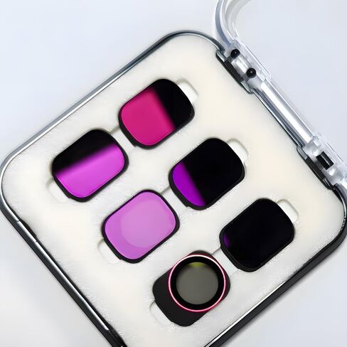 مرشحات ND ومستقطب CPL متوافقة مع ملحقات DJI Mini 4 Pro وعدسات الكاميرا بدون طيار، 6 عبوات (ND4، ND8، ND16، ND32، ND64، CPL-قابلة للتعديل (لـ Mini 4 pro) in Kuwait