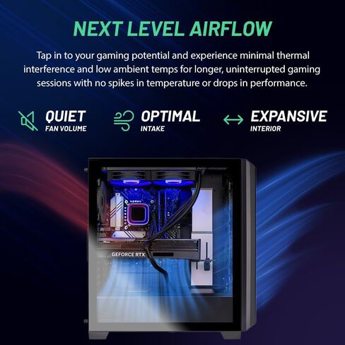 Skytech Blaze4 Mini Gaming PC Desktop, Ryzen 7 5700 3.7 GHz (4.6GHz Turbo Boost), NVIDIA RTX 4060 8GB GDDR6X, 1TB SSD, 16GB DDR4 RAM 3200, 650W Gold PSU, Wi-Fi, Win 11 Home in Saudi Arabia