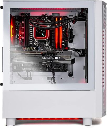 كمبيوتر سطح المكتب للألعاب Skytech Gaming Siege - Intel Core i7 13700F 2.1 جيجا هرتز، NVIDIA RTX 4060 Ti، 1 تيرابايت NVME SSD، 32 جيجابايت DDR5 RAM RGB، 650 واط ذهبي PSU، 360 مم AIO، 11AC Wi-Fi، Windows 11 Home 64 بت in Kuwait