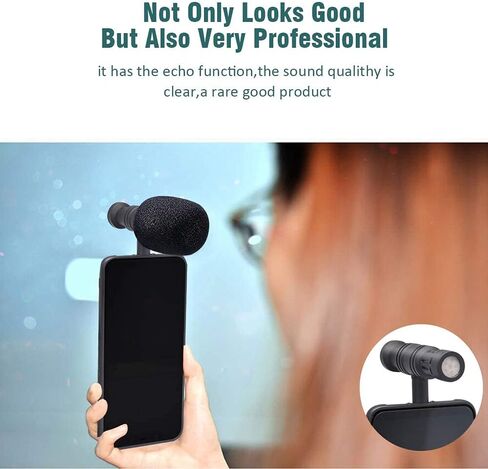 ميكروفون Mcoplus TCP5 Type-C (USB-C) - ميكروفون فيديو بمكثف اتجاهي متوافق مع أجهزة نوع جاك من النوع C، لهواتف Samsung Galaxy وLG وHTC Google Xiaomi والهواتف الذكية in Kuwait