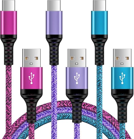 سلك شاحن iPhone 15 للسيارة، كابل USB من النوع C، شاحن أندرويد تلقائي للهاتف الخلوي، سلك طاقة لهاتف iPhone 15/15 Pro Max/15 Plus، Samsung Galaxy S24 S23 S22 S21 S20 A15 A54 A14، Pixel 8 Pro 7a 7 6a 6 5 4 in Saudi Arabia