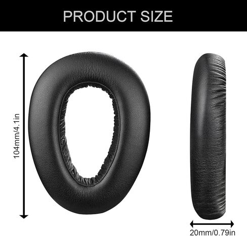 Replacement Ear Pads for Sennheiser PXC 550 PXC 550-II Wireless, Headphones Ear Cushions Covers for MB 660 UC Series Headset Accessories Ear Cups Repair Part-black in Saudi Arabia