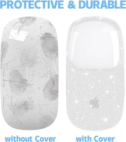 B BELK Case for Apple Magic Mouse 1/2, Ultra Thin Drop-Resistant Protective Plastic Hard Case Compatible with Magic Mouse, Crystal Clear in Saudi Arabia