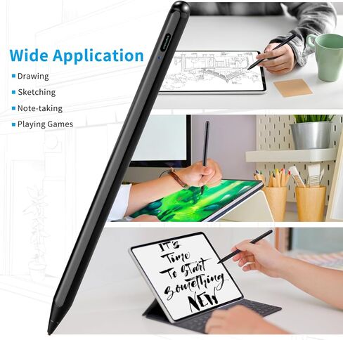 Dell Pen for 2 in 1 Touch Screens Laptops,Universal Active Stylus Pen Compatible with Dell Touch Screens Laptops on Drawing, Black in Saudi Arabia