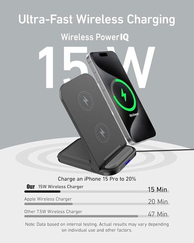 حامل شاحن لاسلكي 15 وات شحن سريع لهاتف Galaxy S24 S23 Ultra S22+ S21 S20 شاحن لاسلكي محطة شحن للهاتف iPhone 15 14 13 12 11، Google Pixel 8 Pro 8a 7a 6 Pro Pad in Kuwait