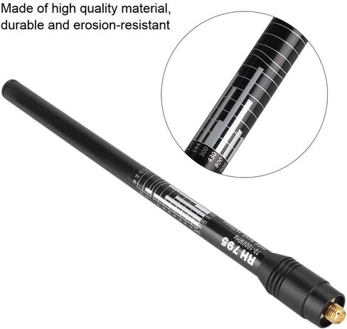 هوائي تلسكوبي، مكاسب عالية RH إلى 795 2.15dBi 70 إلى 1000 ميجا هرتز .10 وات SMA J HT/هوائي تلسكوبي للماسح الضوئي in Kuwait