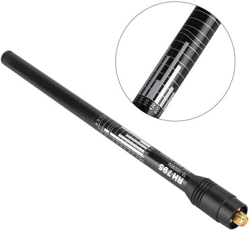 هوائي تلسكوبي، مكاسب عالية RH إلى 795 2.15dBi 70 إلى 1000 ميجا هرتز .10 وات SMA J HT/هوائي تلسكوبي للماسح الضوئي in Kuwait