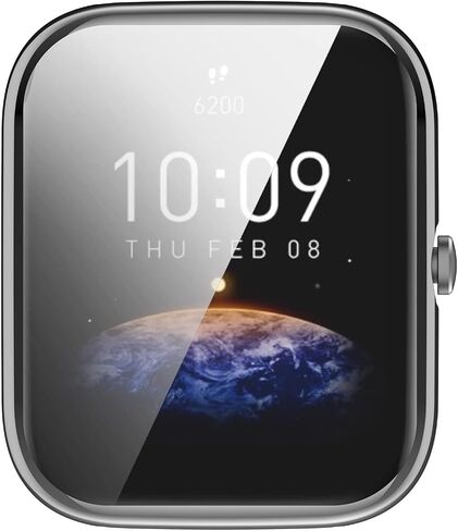 حافظة حماية شاشة FitTurn لساعة Amazfit Bip 3/Bip 3 Pro من مادة TPU [إطار معدني مطلي] [تغطية كاملة ثلاثية الأبعاد] حافظة واقية لساعة Bip 3/Bip 3 Pro الذكية (سبعة ألوان) in Saudi Arabia