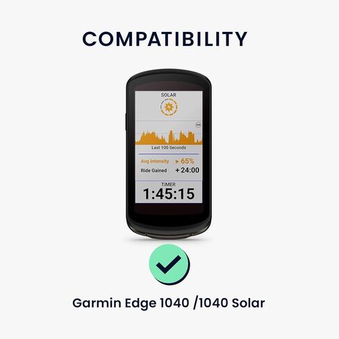 حافظة kwmobile متوافقة مع Garmin Edge 1040/1040 Solar - حافظة حماية ناعمة من السيليكون للدراجات GPS - برتقالي صيفي in Saudi Arabia
