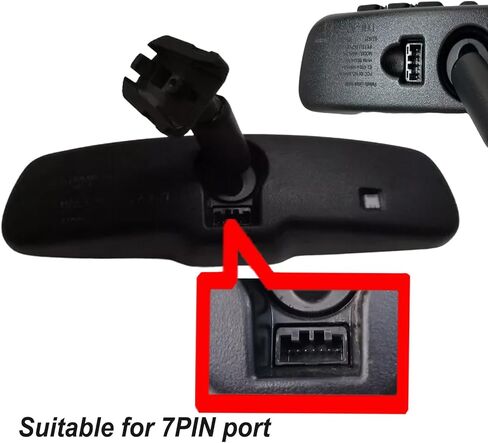 محول Dashcam لهوندا سيفيك 2016-2021، بوليت 2009-2022، CRV 2014-2021 RDX 2008-2018 ونماذج مختارة أخرى، تناسب 7pin التعتيم التلقائي، طاقة USB 5V 4A، التوصيل والتشغيل in Kuwait