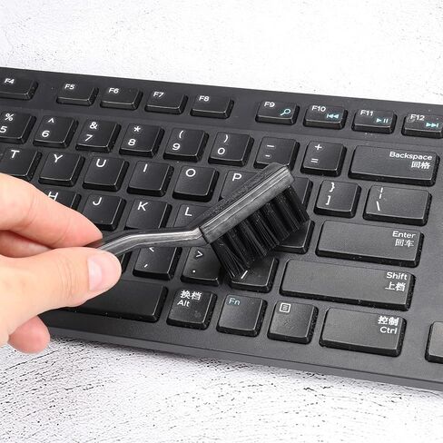 PATIKIL مكافحة ساكنة ESD فرشاة تنظيف لوحة المفاتيح فرشاة النايلون 10 قطعة للكمبيوتر لوحة المفاتيح PCB اللوحات الأم المحمول 35x180 مللي متر in Saudi Arabia