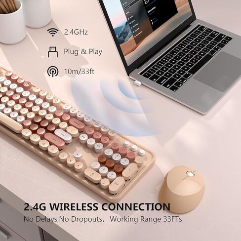 MOFII 2.4G Nano USB لوحة مفاتيح أو ماوس لاسلكي، دونجل بديل USB، متوافق مع أجهزة الكمبيوتر الشخصية والكمبيوتر المحمول وسطح المكتب والكمبيوتر in Kuwait