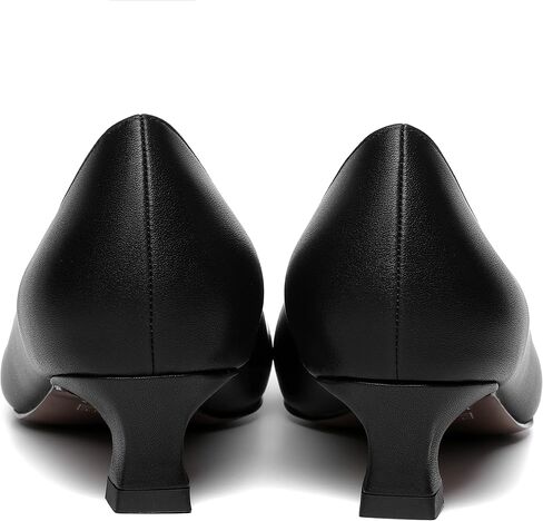 Womens Dating Matte Slip On Round Toe Dress Spool Low Heel Pumps Shoes 1.5 Inch in Saudi Arabia