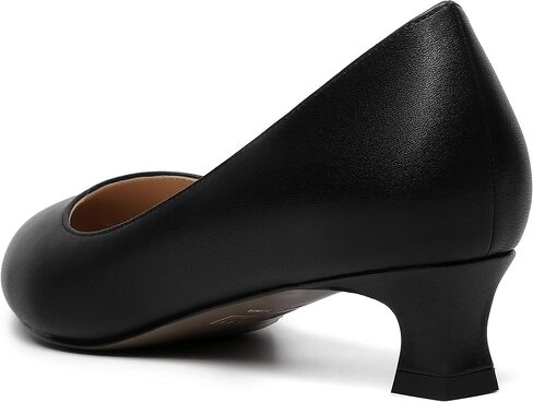 Womens Dating Matte Slip On Round Toe Dress Spool Low Heel Pumps Shoes 1.5 Inch in Saudi Arabia