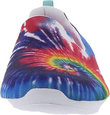 Skechers womens Go Walk Joy Tie Dye Slip on Sneaker, White/Multi, 11 Wide US in Saudi Arabia