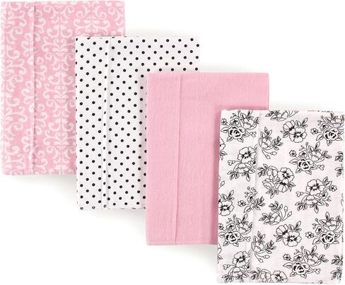 Hudson Baby Cotton Poly Flannel Burp Cloths Multipack, Animal Adventure 8-Pack, One Size in Saudi Arabia