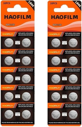 LR44 AG13 357 303 SR44 Premium Alkaline Battery,1.5V Round Button Coin Cell Batteries (10Pack) in Saudi Arabia