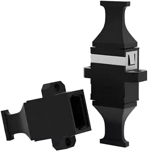 6 قطعة MPO-8/12/24 محول/مقرنة ألياف بصرية سوداء مع شفة، مفتاح لأعلى إلى الأسفل in Kuwait