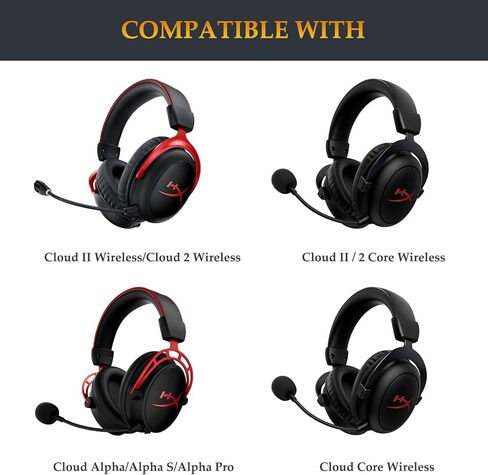 أبازيم Cloud Alpha مثل نفس قطع الأغطية الجانبية لمشابك المفصلات OEM لسماعات الألعاب اللاسلكية HyperX Cloud Alpha/Alpha S/Alpha Pro، Cloud 2/Cloud II/Cloud 2 Core/Cloud Core in Kuwait