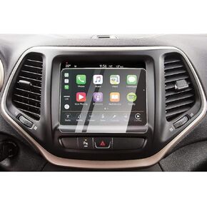 Tempered Glass Screen Protector Compatible with 2019-2021 Cherokee Uconnect 8.4 Inch Touch Screen,HD Clear,Scratch-Resistant,Anti Glare,Protecting Jeep 8.4 Inch Screen