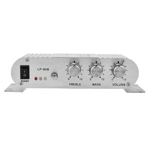 Portable Mini HiFi Stereo Amplifier,20W 2 Channel Stereo Bass Auto Car Home Audio Power Amplifier,Hi-Fi Digital Audio Speaker Power Amplifier,for Phone,MP3,Computer,for Car Motorcycle Home