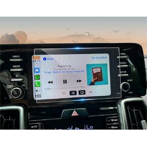 واقي شاشة من الزجاج المقوى CDEFG 2021 2022 2023 Kia Sorento LX 8 بوصات، شاشة تعمل باللمس ونظام الملاحة الراديوي GPS مضاد لبصمات الأصابع وغطاء حماية زجاجي (8 بوصات)