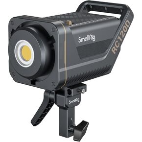 SmallRig 120W COB LED Video Light, 5600K, 5370Lux@1m and SmallGoGo App Control, TLCI 96+ CRI 95+, 9 Lighting Effects, Support AC Adapter and 14.4V/26V V-Mount Battery