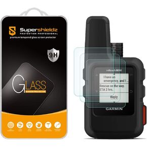 Supershieldz (3 Pack) Designed for Garmin inReach Mini 2 and inReach Mini Tempered Glass Screen Protector, Anti Scratch, Bubble Free