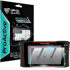 IPG ProActive Compatible with Snap on APOLLO-D9 Scan Tool 9 Inch Display 9H Hardness Screen Protector Smooth Glass Touch Ultra Responsive High Clarity Anti Scratch Smudge & Shock Proof Nano Technology Guard for ApolloD9