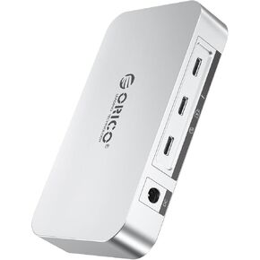 ORICO 5 Port USB4 HUB، شاشة فردية 8K 30 هرتز أو شاشة مزدوجة 4K 60 هرتز، شحن تيار مستمر 85 وات، متوافق مع أجهزة Mac وWindows وThunderbolt 4/3 وأجهزة النوع C in Saudi Arabia