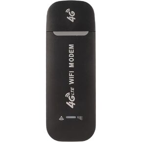 4G LTE USB WiFi Router, 150Mbps Portable WiFi Hotspot Router SIM Slot, Outdoor 4G LTE Modem Router, Up to 10 Users, for Tablets, Laptops, Cell Phones