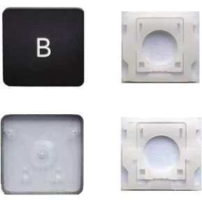 Replacement Individual B Key Cap and Hinges are Applicable for MacBook Pro/Air A2141 A2251 A2289 A2179 A2337 A2338 A2442 A2485 A2779 A2780 A2941 A2918 A2992 A2681 A2941 2019-2023 Year