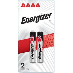 Energizer AAAA Batteries, 1.5 Volt Battery AAAA Alkaline, 2 Count