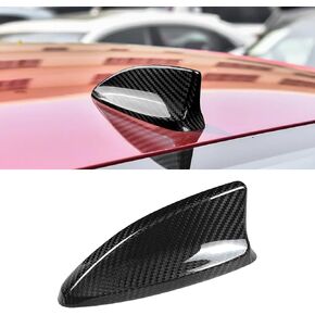 Compatible with Antenna Cover Shark Fin Trim Hood Real Carbon Fiber Automotive Roof Aerials for 11th Gen Honda Civic 2022 2023 2024 (Black)