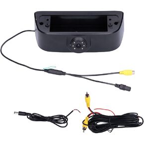 Backup Camera, Car Rear View Reverse Camera IP68 170¡ã 3rd Stop Lamp Mounted Black Replacement for Nissan NV200 2010-2017