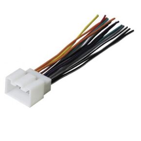 Car Stereo Radio Install Wire Harness Plugs -Made for Ford: 1999-2003 F150/F-150/F-250/F-350/F-450/F-550, 2000-2010 F-650/F-750, 2001-2003 Mustang -No Factory External Amp/No Premium System