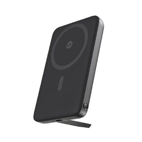 Magnetic Battery Pack 10000mAh for MagSafe, Foldable Kickstand Wireless Portable Charger with 30W USB-C Fast Charging, Only for iPhone 15/15 Plus/15 Pro/15 Pro Max, iPhone 14/13/12 Series