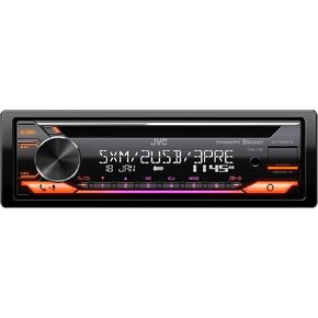 JVC KD-T925BTS Bluetooth Car Stereo Receiver with USB Port – LCD Display - AM/FM Radio - MP3 Player - Double DIN – 13-Band EQ (Black)
