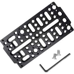 NICEYRIG Universal Cheese Plate Cinema Camera Mounting Cheese Plate Applicable for Sony FX3/FX30, BMPCC 6K Pro, URSA Mini, Camera Cage Rig [Version 3] - 578