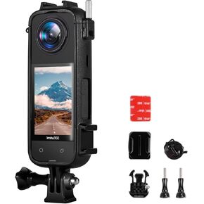 PellKing Frame for Insta360 One X4,Cage Bracket Mount with 3M Adhesive Sticker Base Mount,Extended Frame X4 Camera Accessories