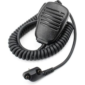 Replace VX-261 VX-231 Compact Shoulder Speaker Microphone for Motorola Vertex Standard VX-451 VX-454 VX-459 VX-231 VX-231 VX-264 Walkie Talkie Speaker Mic with 3.5mm Audio Jack MH-450s MH-360S Speak