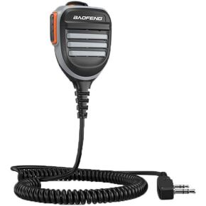 BAOFENG Two Way Radio Rainproof Handheld Speaker Mic Microphone, Remote Shoulder Mic for GMRS Radio FRS Radio UV-5R BF-F8HP UV-5RX3 UV-5R+,UV-5X,BF-888S UV-S9Plus UV5RH Protable Radio