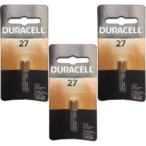 DURACELL 3X MN27 Alkaline 12V Battery Garage Openers Keyless Remotes Fobs