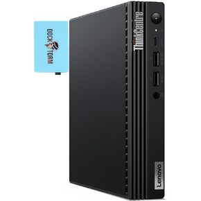 Lenovo ThinkCentre M80q Gen 3 Business Mini Desktop (Intel i5-12500T, 32GB DDR5, 1TB PCIe SSD, Intel UHD 770, WiFi 6E, Bluetooth 5.3, RJ-45, Win 11 Pro) w/Dockztorm Hub
