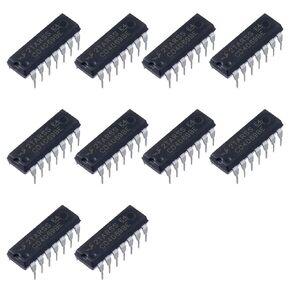 10pcs CD4069 CD4069U CD4069UB CD4069L CD4069BE Unbuffered Hex Inverter Circuits CMOS IC，DIP-14