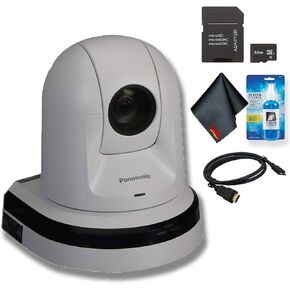 Panasonic AW-HE40HW PTZ Camera with HDMI Output (White) Ultimate Bundle
