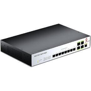12-Port 2.5G L2 Managed Ethernet Switch, 2.5Gb Network Switch, 8X 2.5G RJ45 Ports & 4X 10G SFP+ Ports, Support VLAN/QoS/ACL/IGMP/STP/SNMP/LACP, Web Managed/CLI, Metal Casing, 19-in Rack-Mount